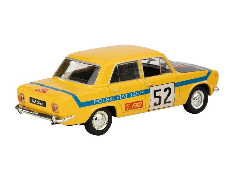 1:43 as modell Fiat 125p Rally sárga A02206ZT – kép 2