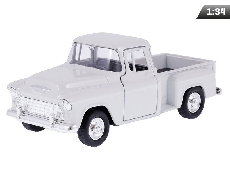 1:34-es modell, 1955 Chevrolet Stepside Pick Up, fehér (A00880CHSB)