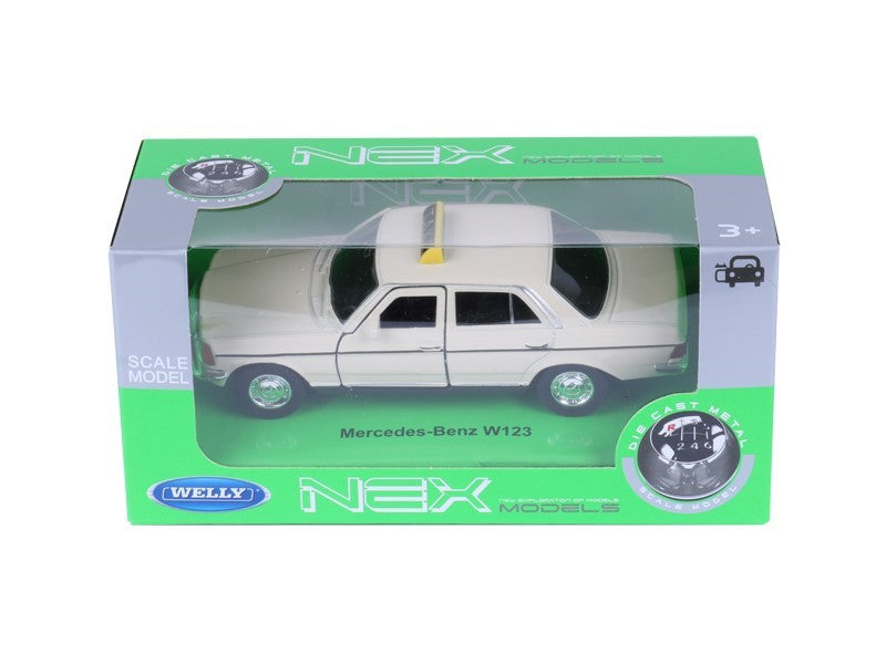 Modell 1:34 MERCEDES BENZ W123 TAXI krém A880MBWTK – kép 2
