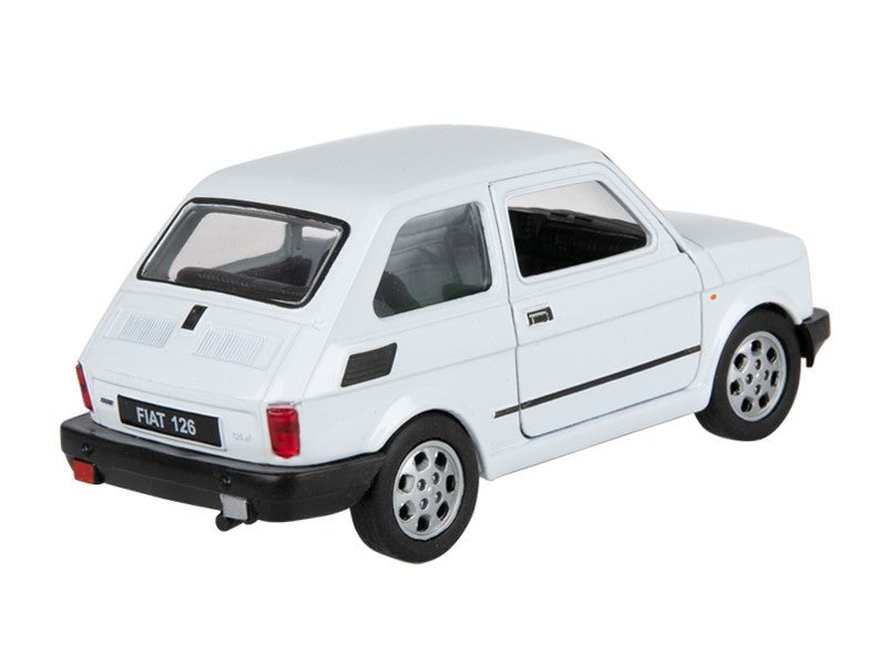 1:34 es modell PRL FIAT 126p fehér A884F126B – kép 2