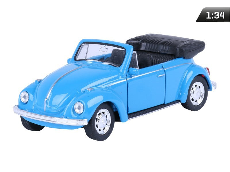 1:34-es modell, VW Beetle Cabrio, kék (A880VWBCN)