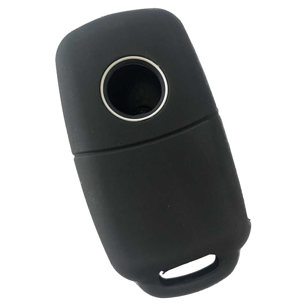 Audi 2 gombos szilikon tok fekete színben