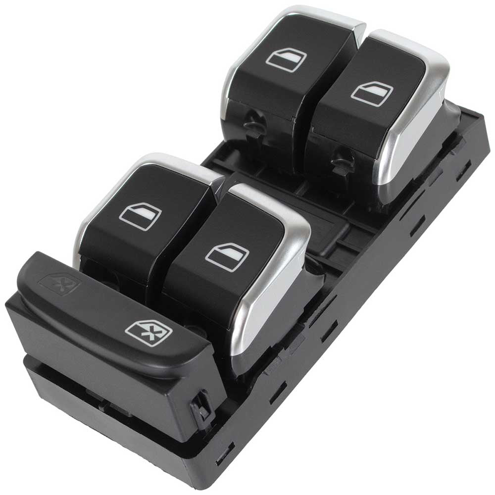 Audi A4 B8 ablakemelő kapcsoló (króm) 2007–2016