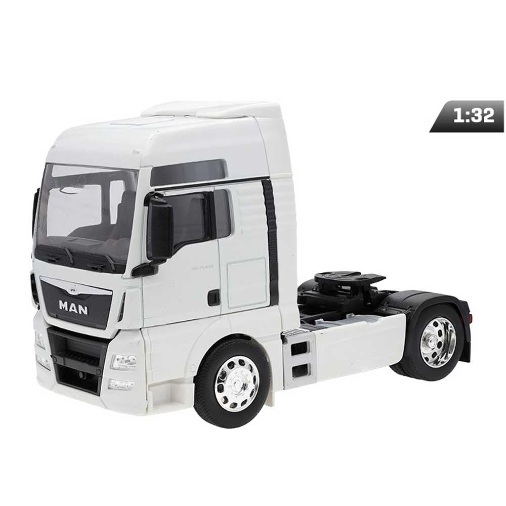 MAN TGX kamion modell 1:32 – fehér nyergesvontató
