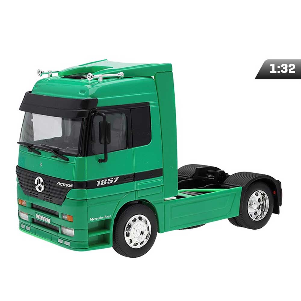 Mercedes-Benz Actros kamion modell 1:32 – zöld