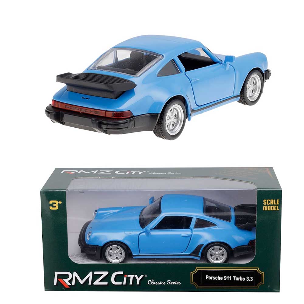 Porsche 930 Turbo modellautó (1975–1989) – 1:32, kék