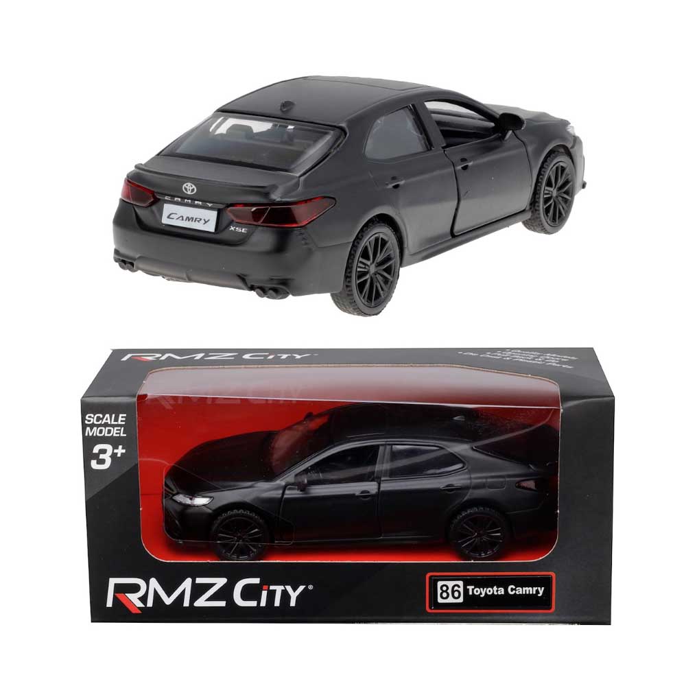 Toyota Camry 2022 modellautó – 1:32, matt fekete