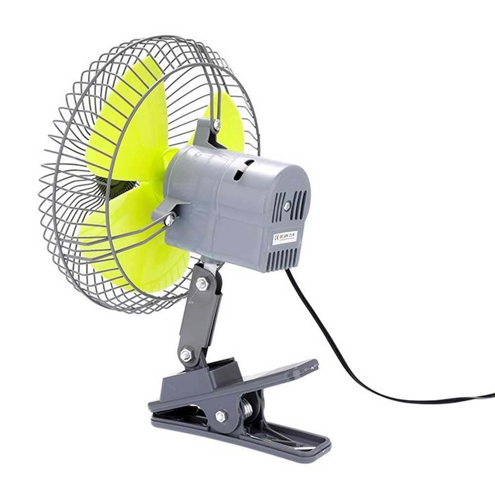 Autós ventilátor 24V/21W teljesítménnyel, 20 cm átmérővel