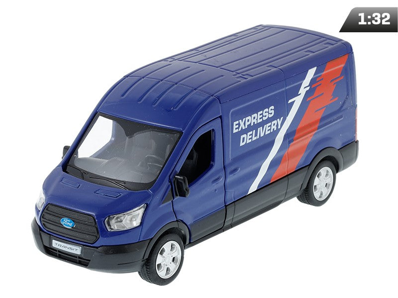 1:43-as modell, RMZ Ford Transit Van, 2018-as kék színű