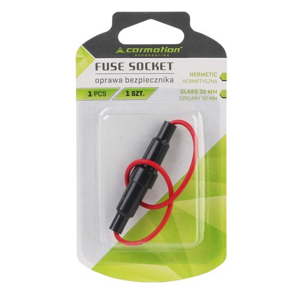 32 mm-es üveg biztosítéktartó kábellel