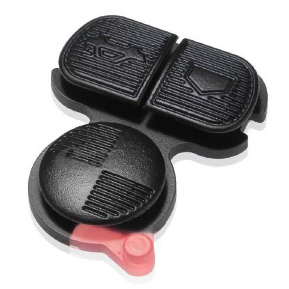 Fekete színű, 3 gombos BMW kulcs gombsor.