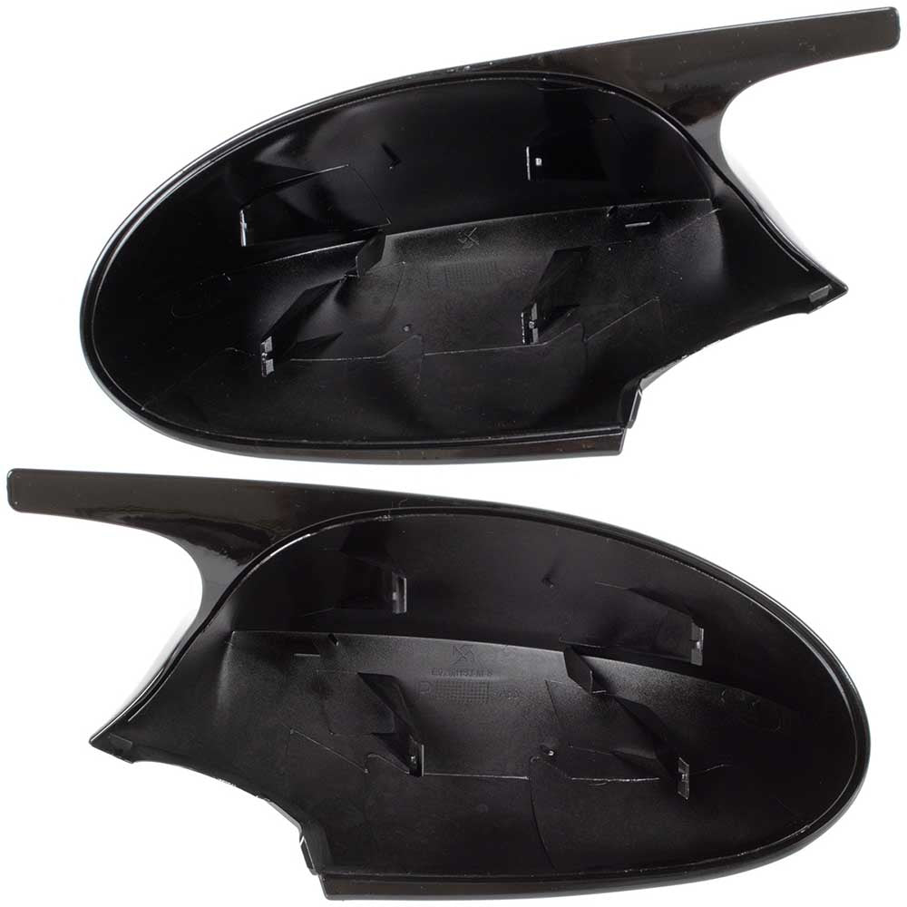 BMW 3 E90 E91 E92 E93 tükörburkolat szett (fényes fekete) 2005-2009