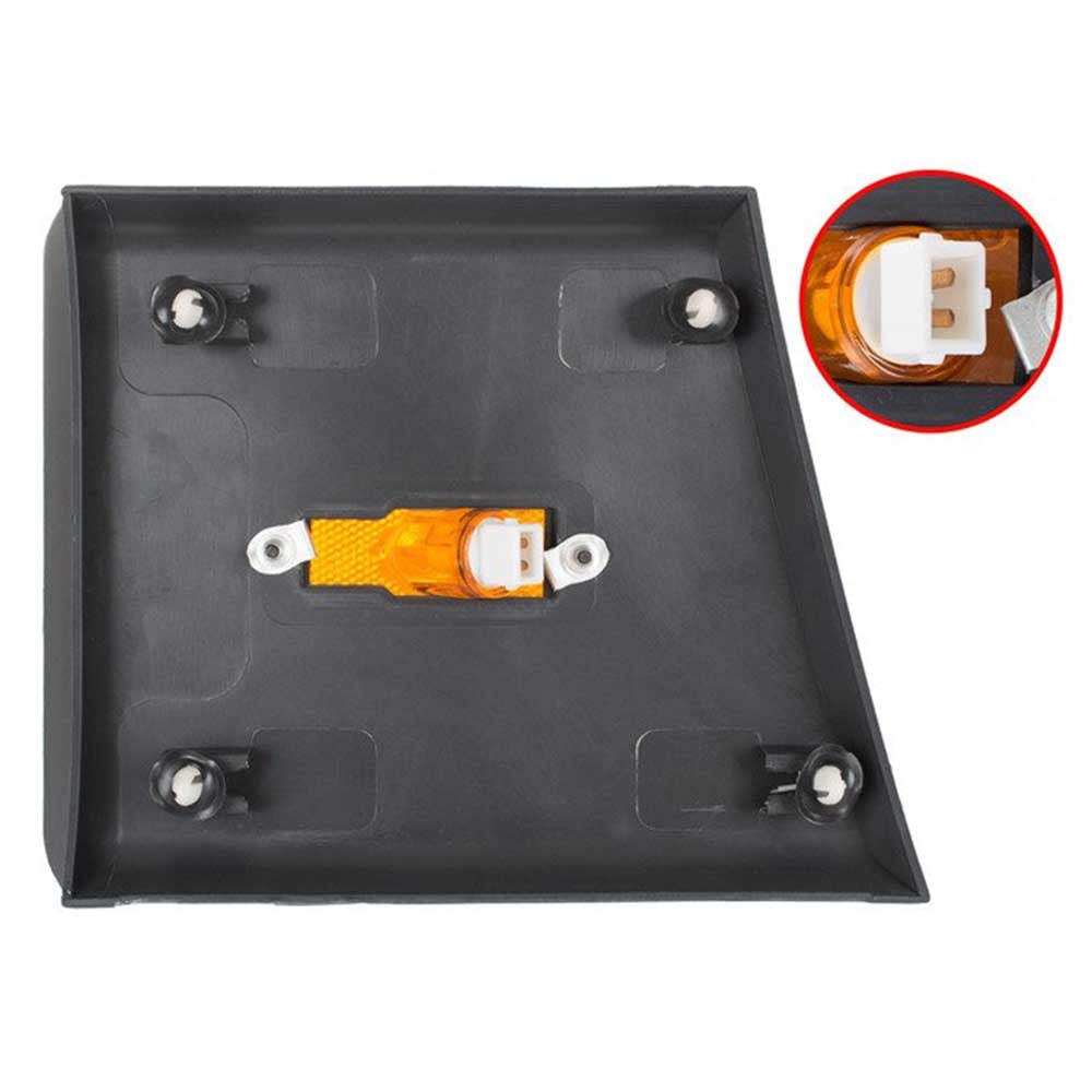 Fiat Ducato bal oldali B oszlop díszléc + helyzetjelző lámpa 2006–