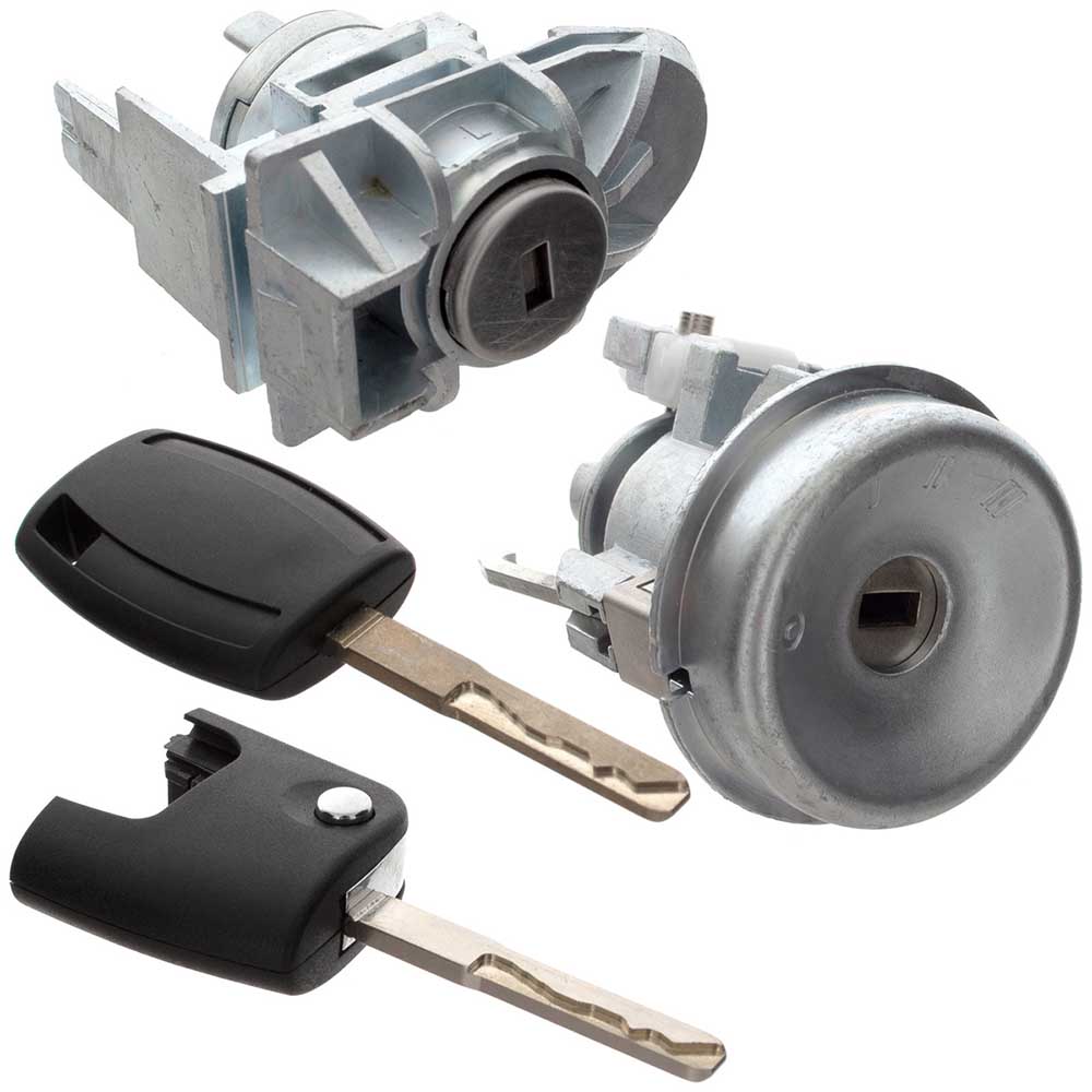 Ford Fiesta VI MK7 ajtózár és gyújtáskapcsoló betét szett 2008-2013