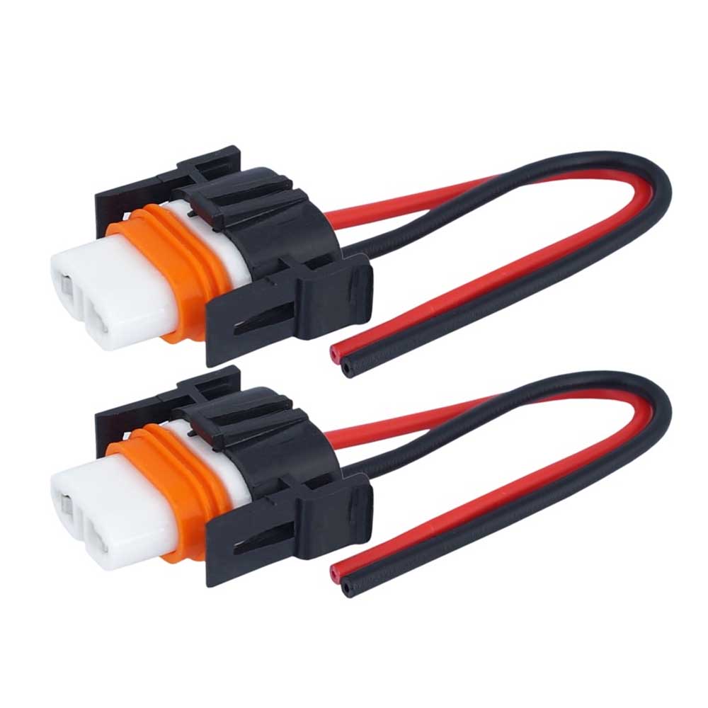 Izzó foglalat H8/H11, egyenes, kerámia, 15cm kábel , 2 db