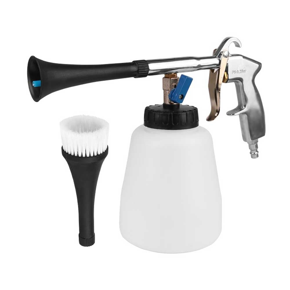 Pneumatikus kárpittisztító pisztoly 1 literes tartállyal