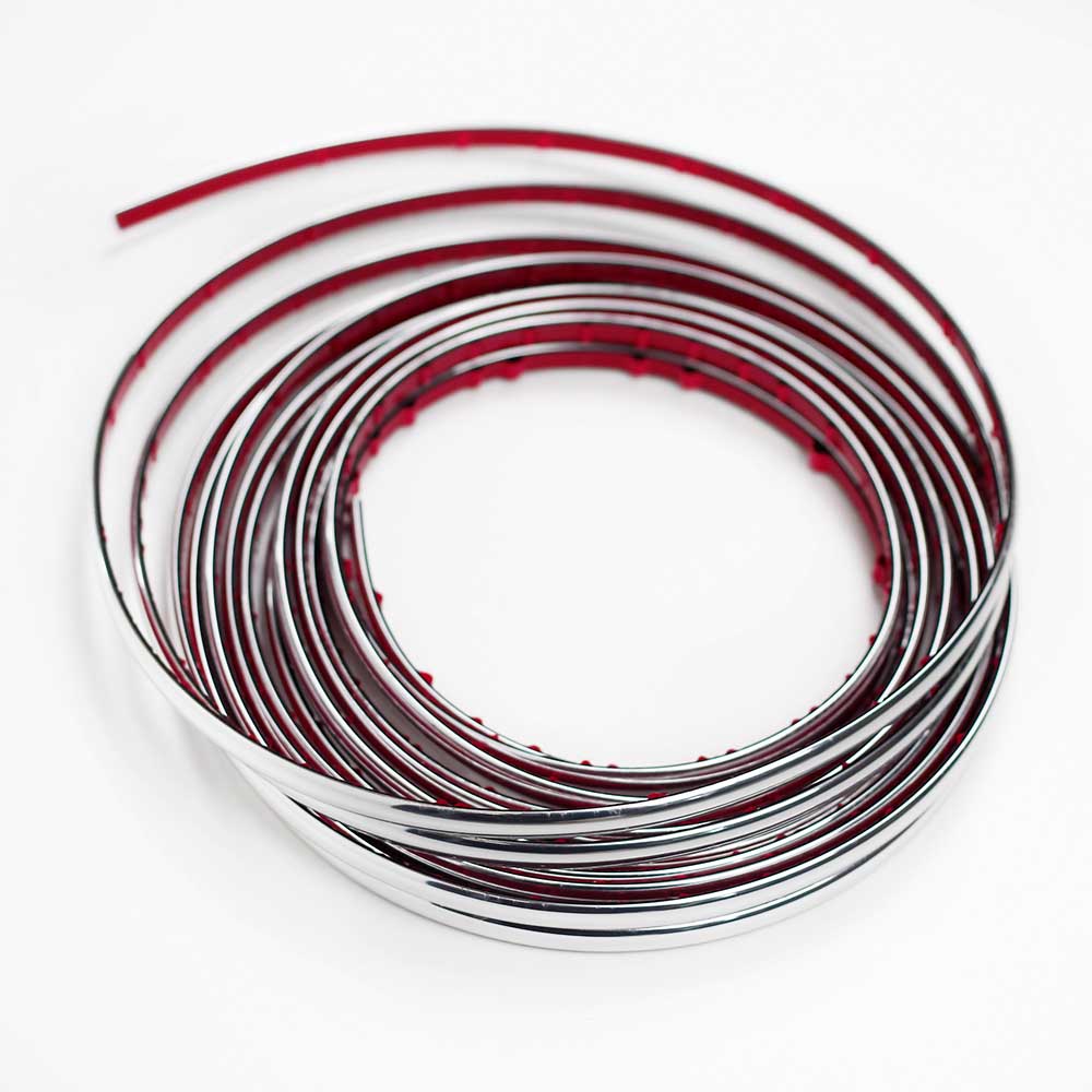 Autó króm díszcsík/díszléc 9mmx8m