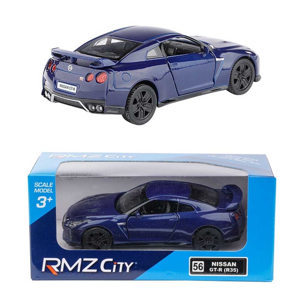 Nissan GT-R R35 modellautó 1:32 – RMZ, sötétkék