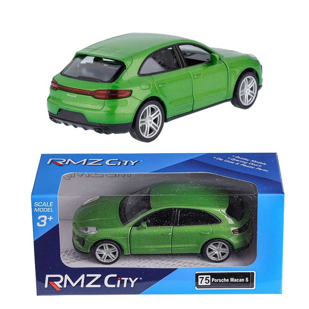 Porsche Macan S modellautó 1:32 – RMZ, zöld