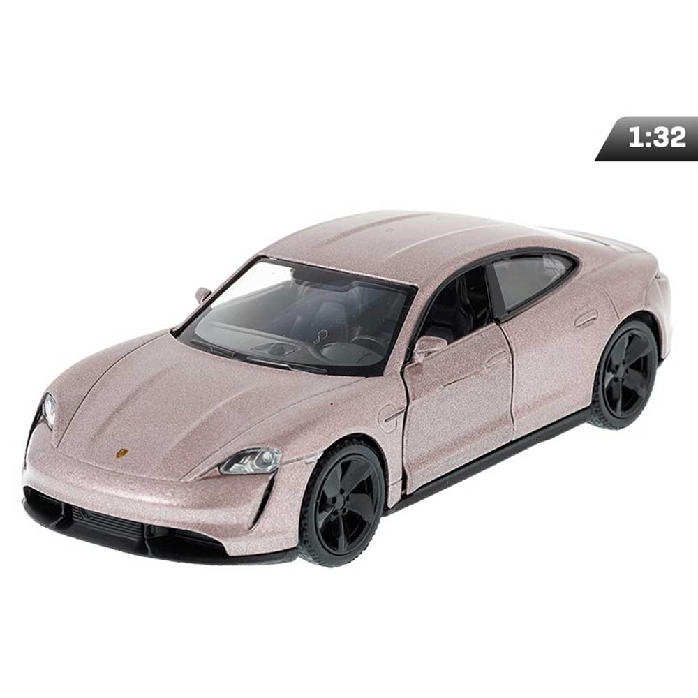 Porsche Taycan Turbo S 2020 modellautó 1:32 – RMZ, rózsaszínes árnyalat