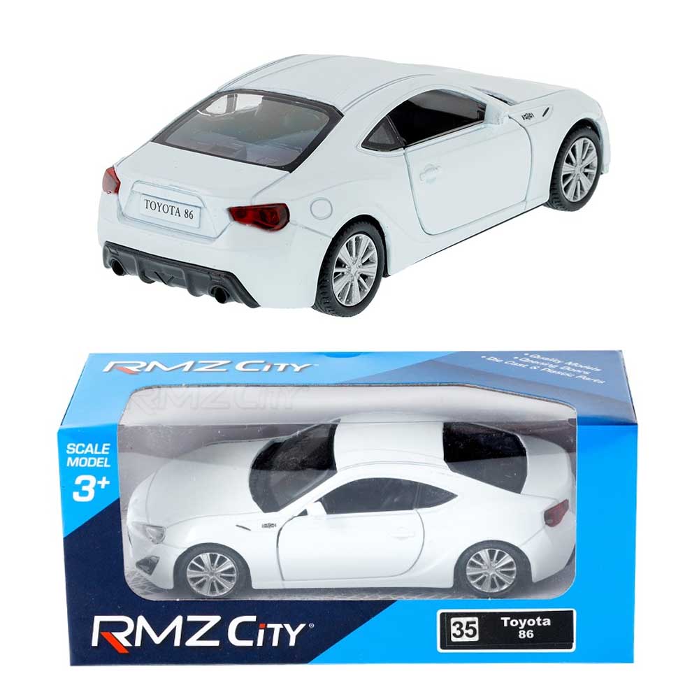 Toyota 86 modellautó 1:32 – RMZ, fehér