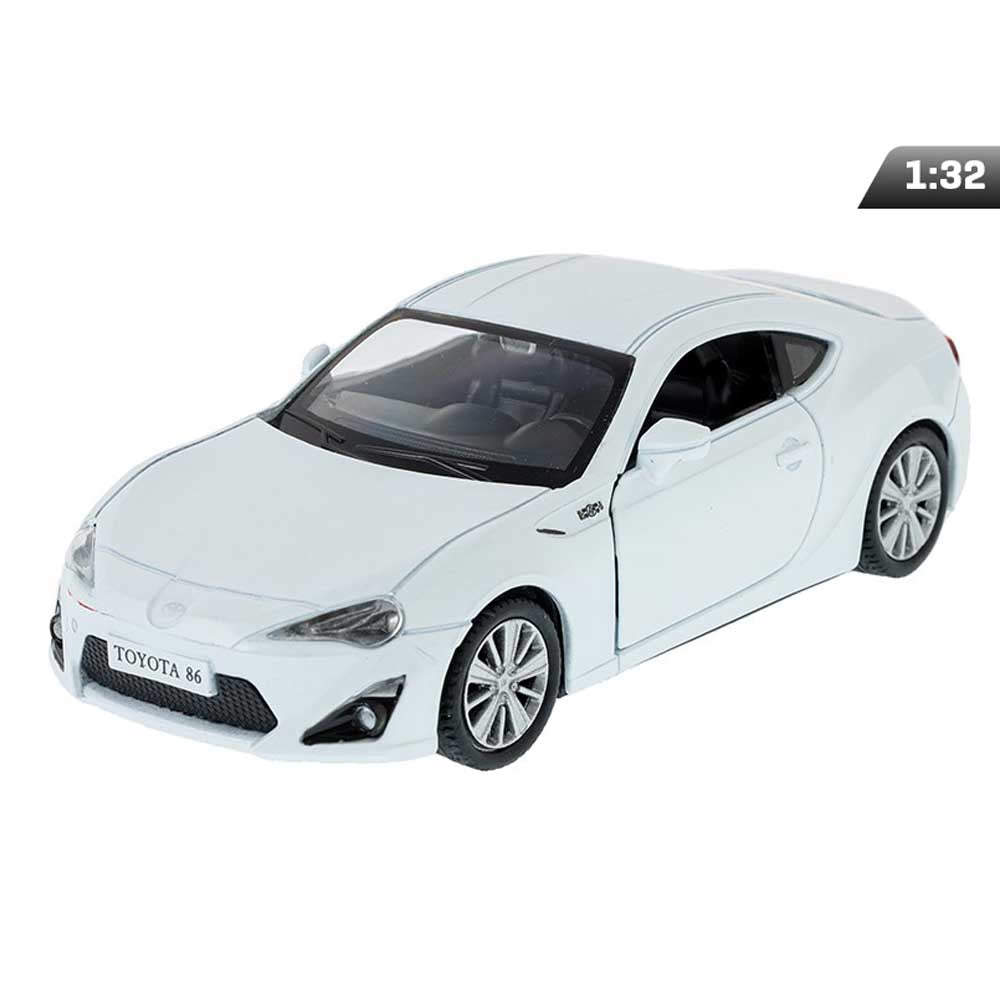 Toyota 86 modellautó 1:32 – RMZ, fehér