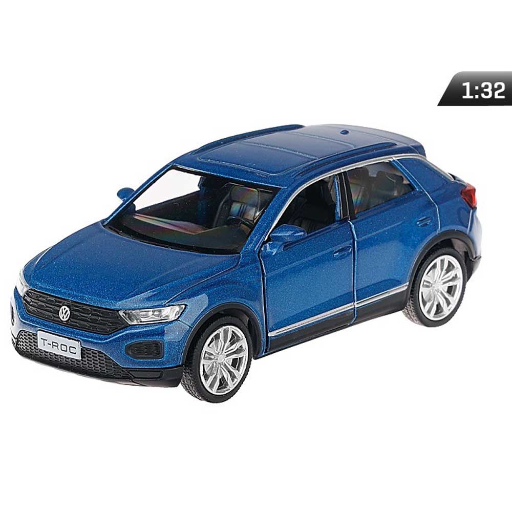Volkswagen T-Roc modellautó 1:32 – RMZ, sötétkék