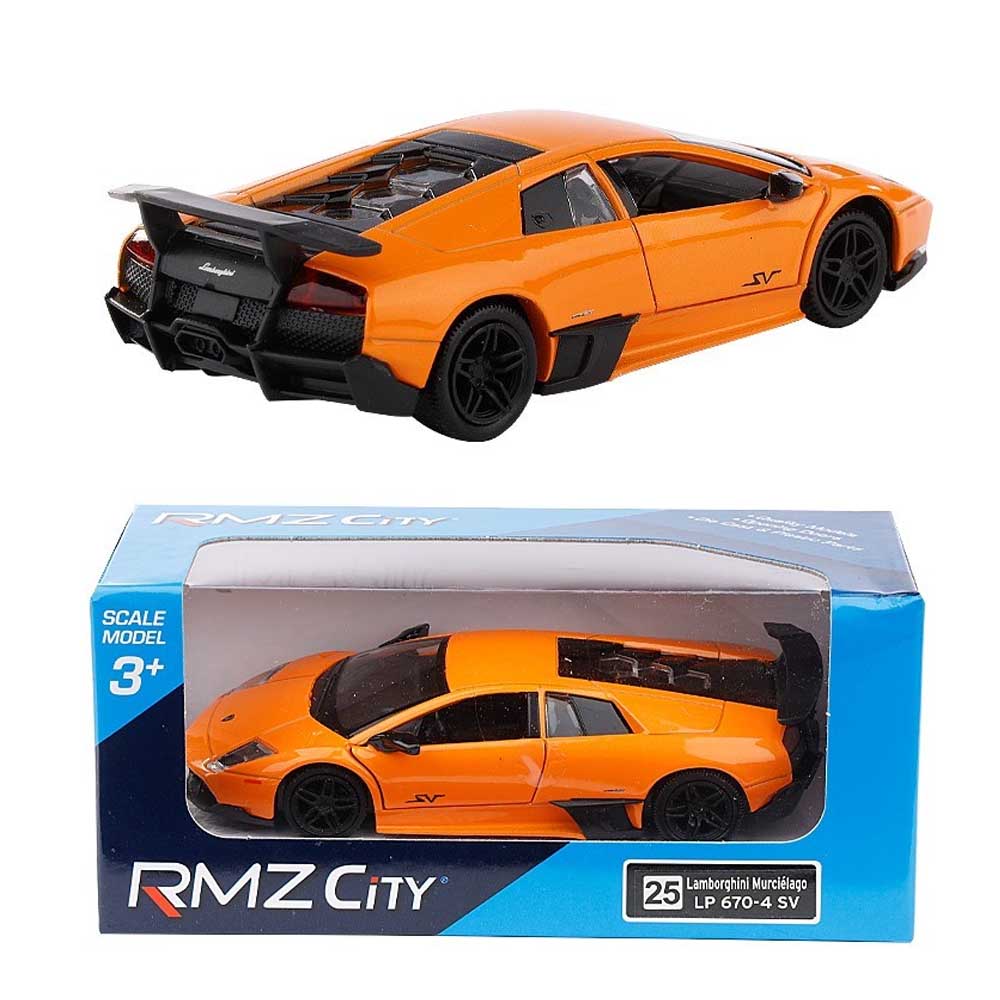 Lamborghini Murciélago LP670-4 SV modellautó 1:32 – RMZ, narancssárga