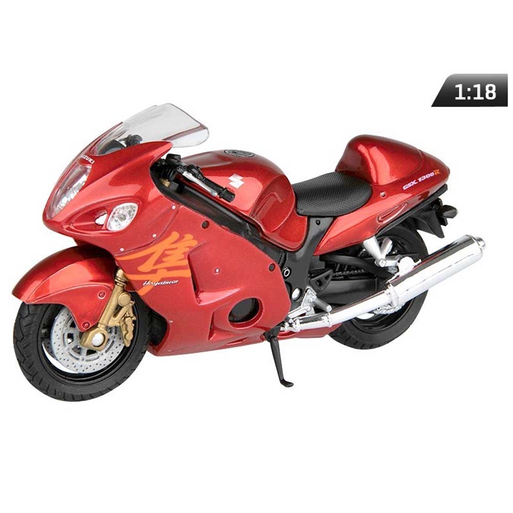 Motor modell – Suzuki Hayabusa (1:18, piros)