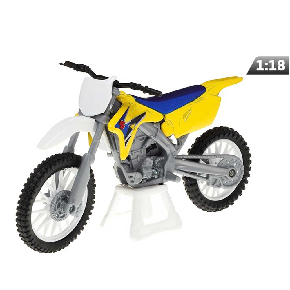 Motor modell – Suzuki RM-Z450 (1:18, sárga)