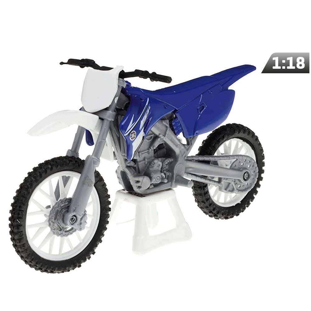 Motor modell – Yamaha YZ 450F (1:18, kék)