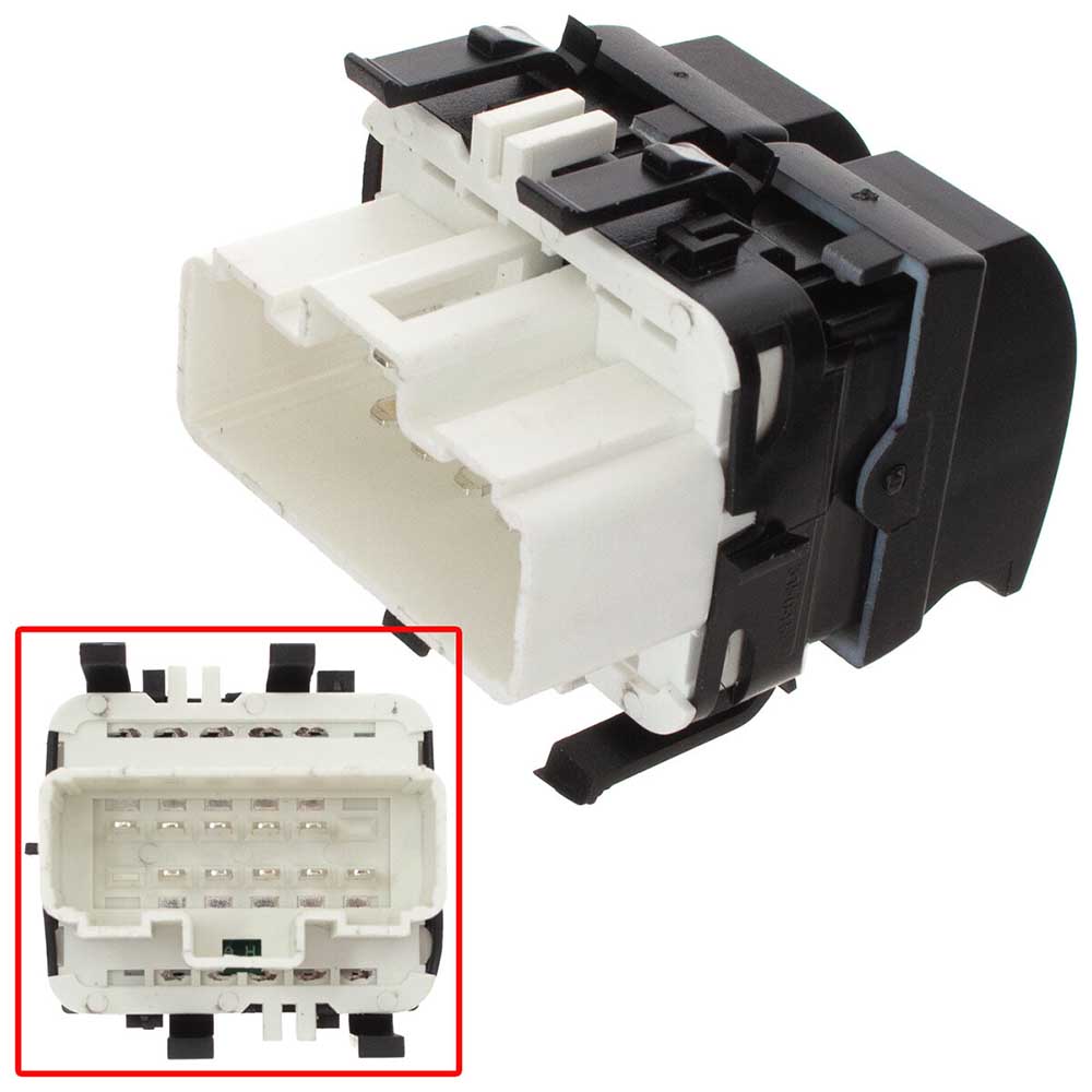 Renault Clio III bal oldali ablakemelő kapcsoló dupla 2007-2014