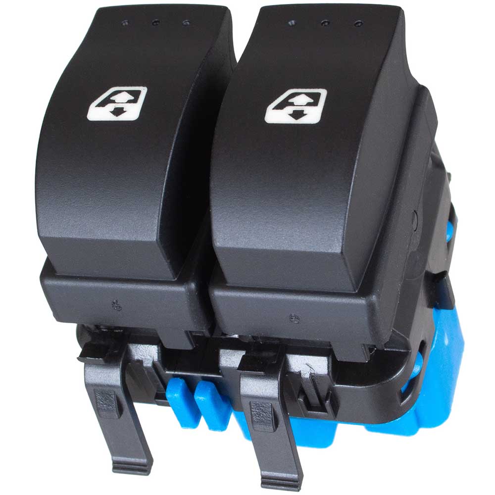 Renault Megane II bal oldali ablakemelő kapcsoló 2 gombos 2002-