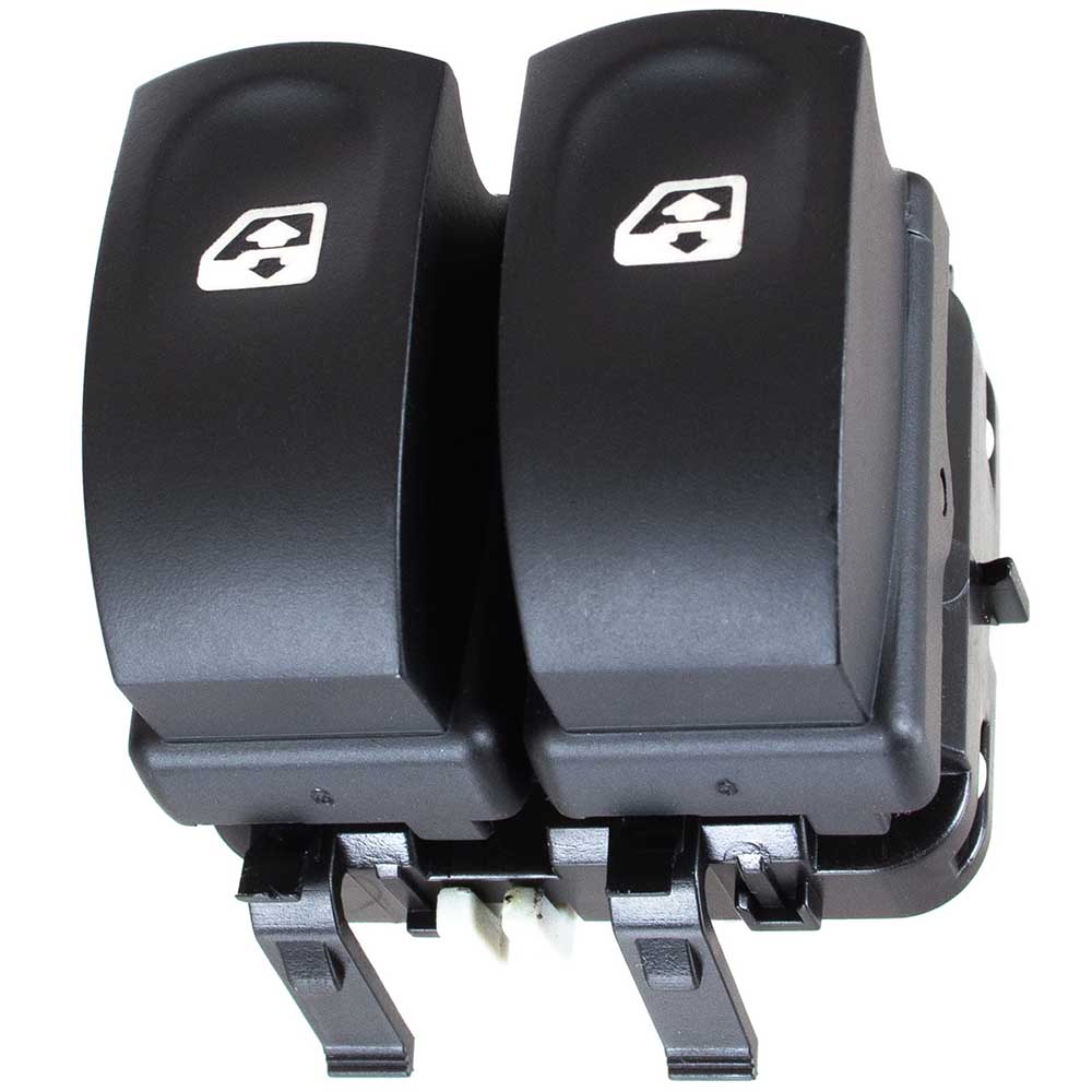 Renault Twingo II lijevi prekidač za prozor s 2 tipke 2007-