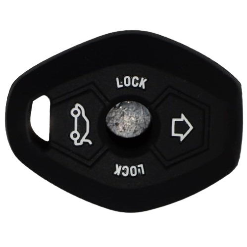 BMW kulcs szilikon tok 4 gombos Fekete