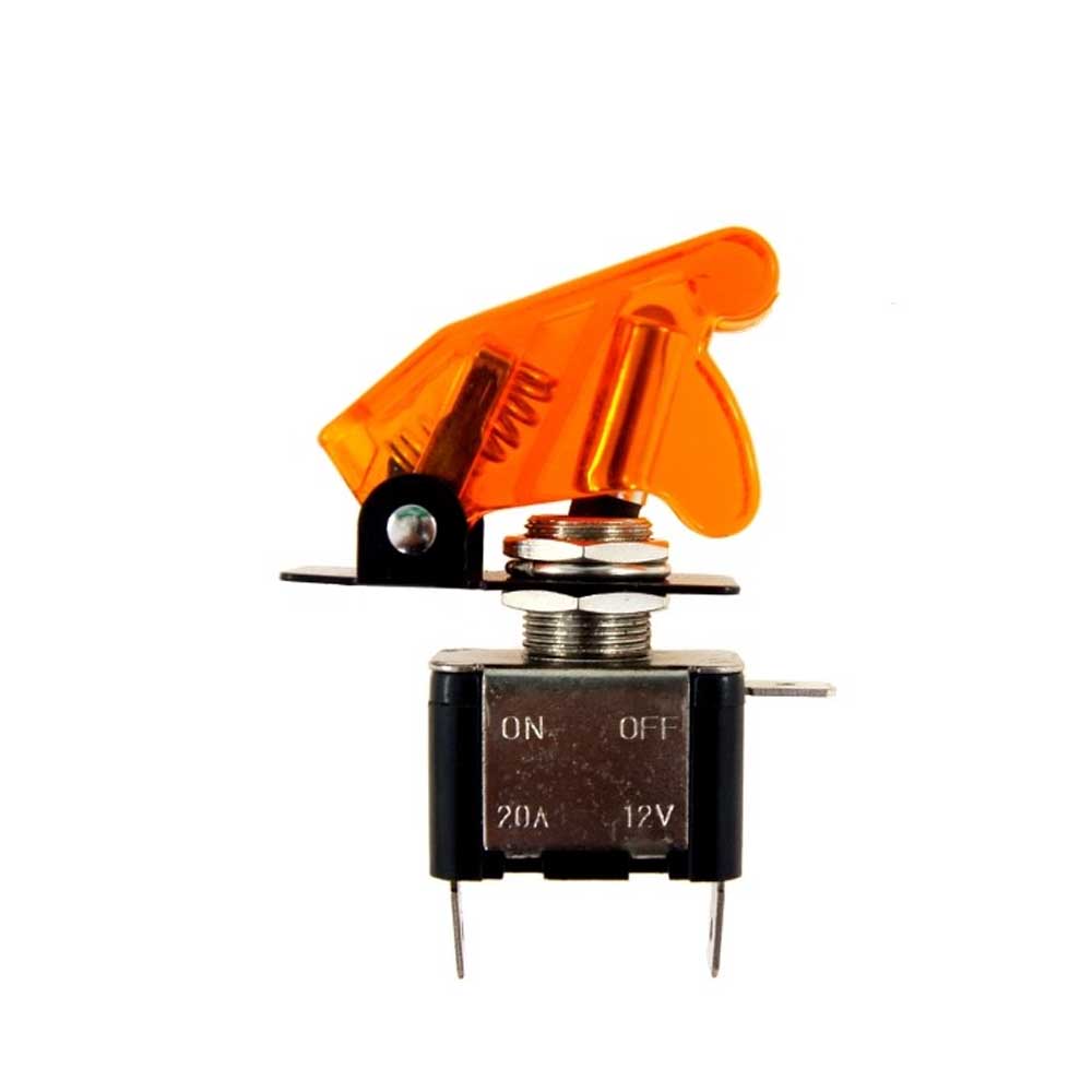 "Top Gun" kapcsoló 12V, max 20A, narancssárga