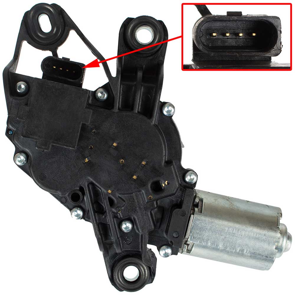 VW Golf VI hátsó ablaktörlő motor 2008-2013