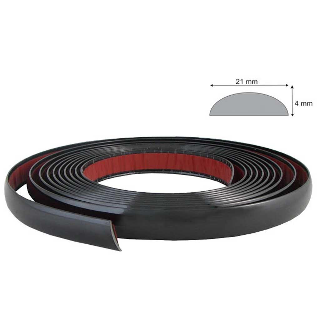 Fekete színű díszcsík, 21mmx5m