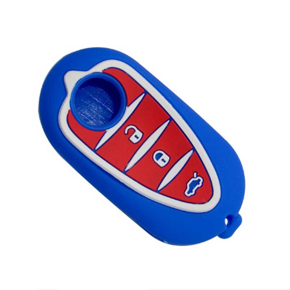 Silikonska maskica za Alfa Romeo s 3 gumba - roza