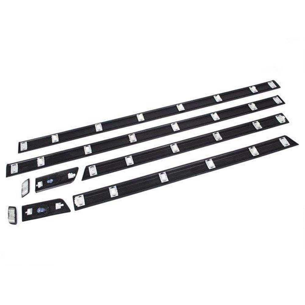 Audi 100 C4 díszléc szett fekete műanyag kapcsokkal