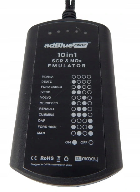 Mercedes AdBlue obd2 emulátor