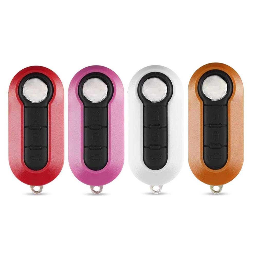 3 gombos, piros, rózsaszín, fehér és narancssárga színű Citroen bicskakulcsok fekete színű gombsorral.