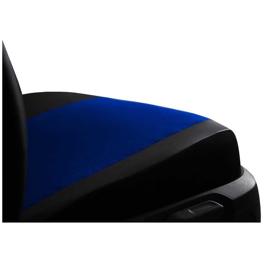 GT8 Univerzális üléshuzat alcantara és ökológiai bőr anyagokból kék színben