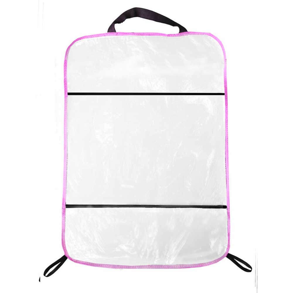 Háttámla takaró átlátszó pink