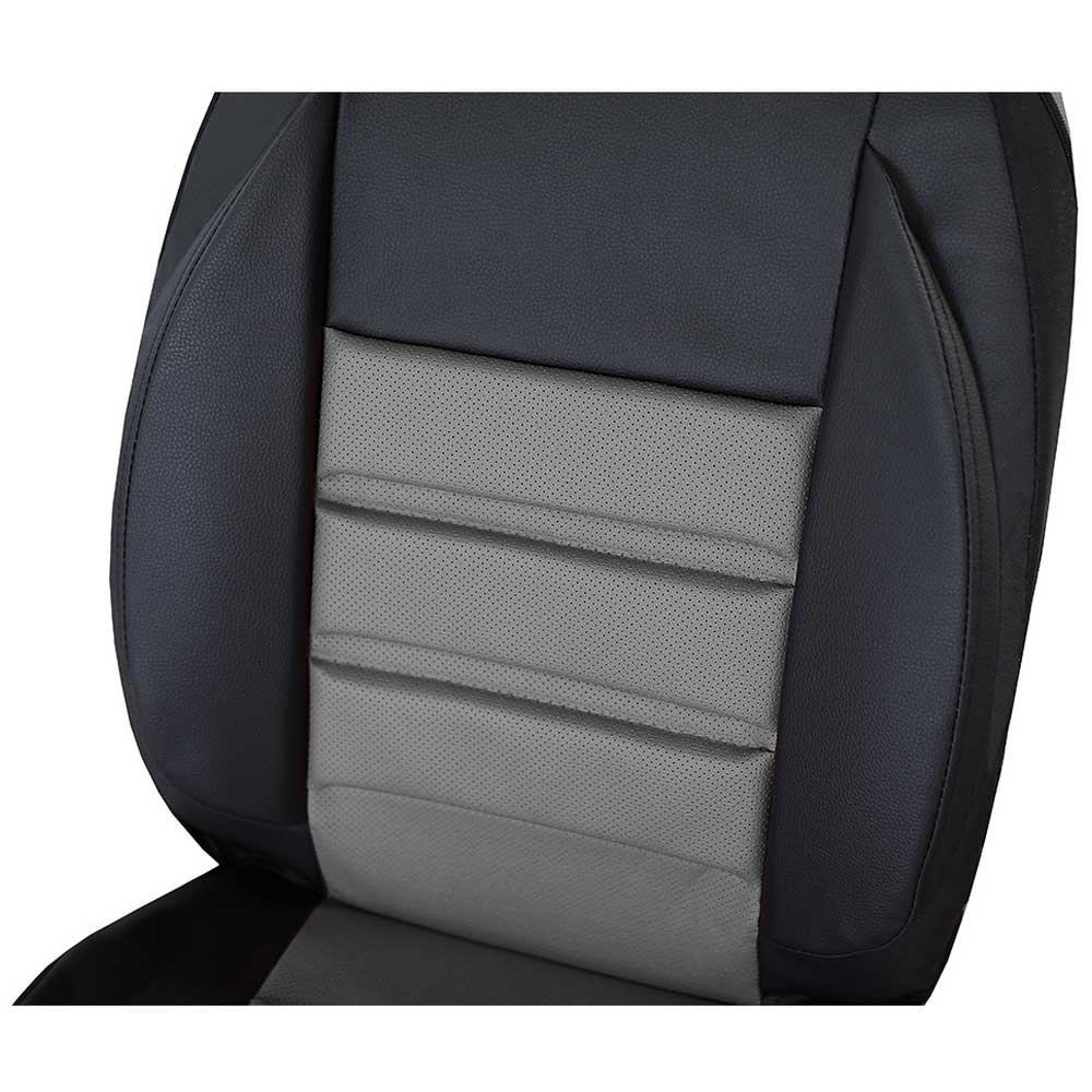 Performance Ergonomic univerzális üléshuzat vezetői üléshez szürke színben, perforált ökológiai bőrből