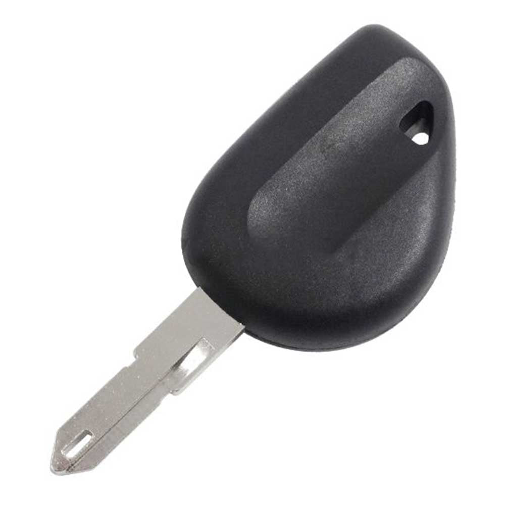 Fekete színű, gomb nélküli Renault kulcs, kulcsház.