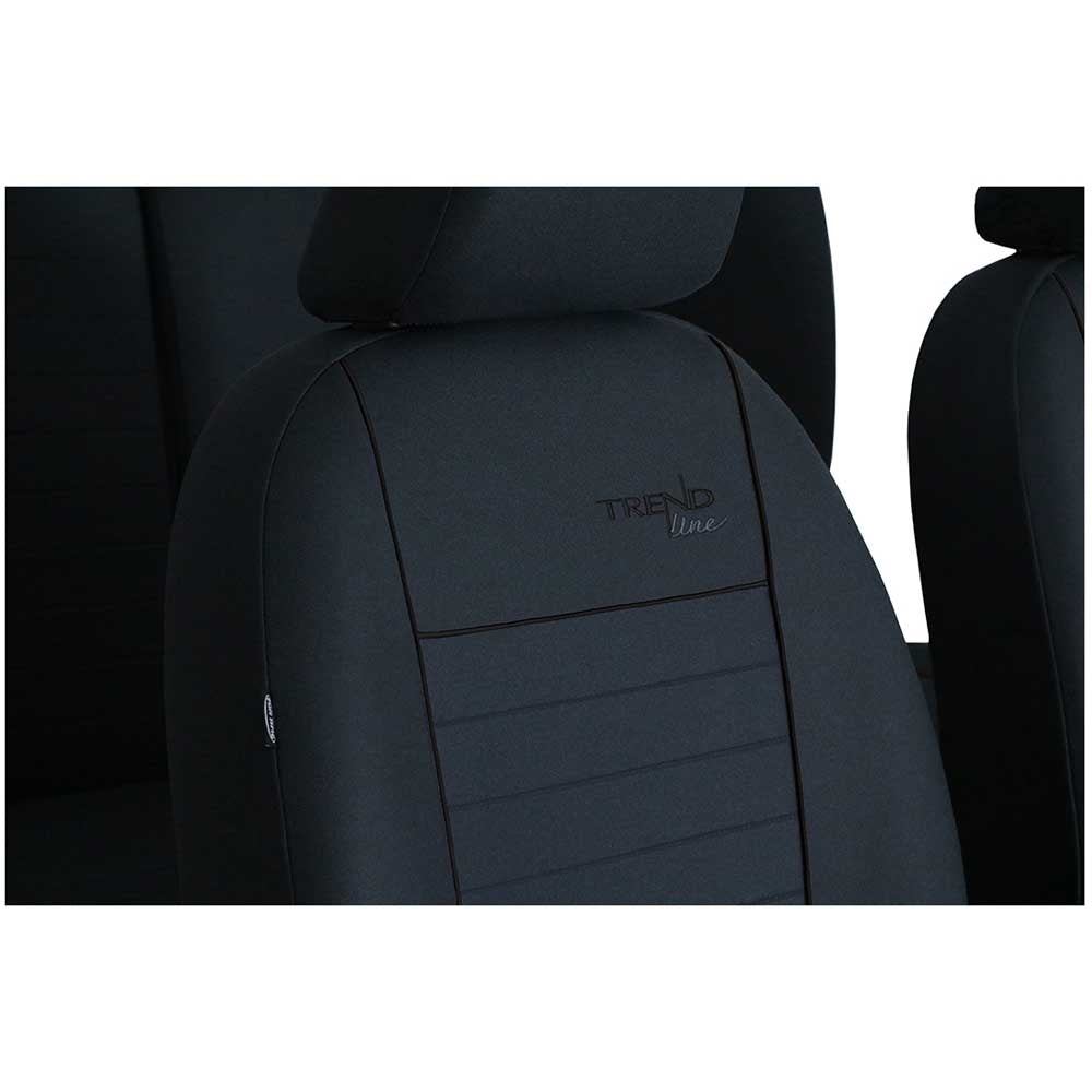 Trend Line Univerzális üléshuzat fekete színben szövet anyagból