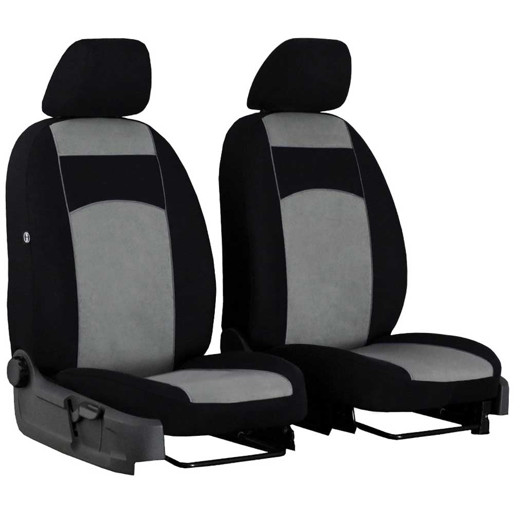 Tuning 100% 1+1 Univerzális üléshuzat szürke színben velúr és szövet anyagokból