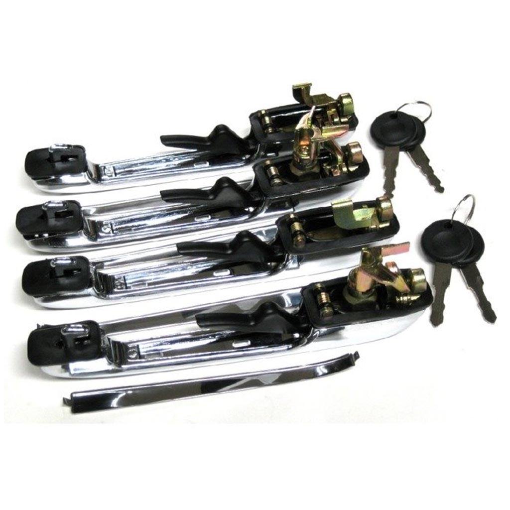 VW Golf II külső kilincs szett (króm)