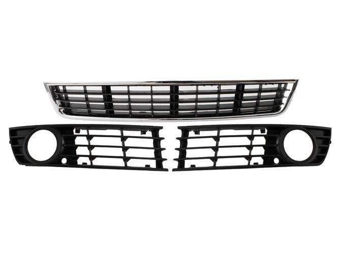 Audi A4 B6 hűtőrács szett, 3 db